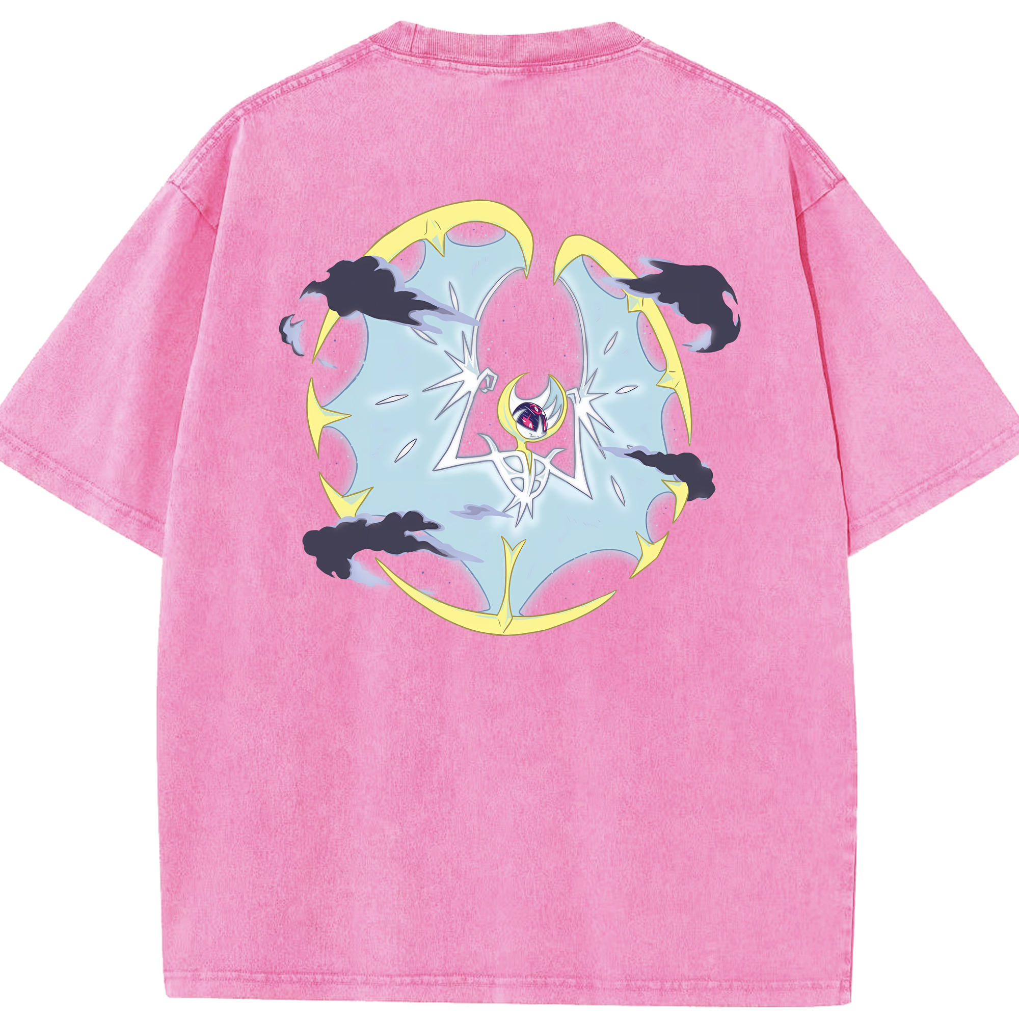 （画像用） ポケットモンスター Pokémon 綿100% ヴィンテージ風 半袖Tシャツ（背面プリント）